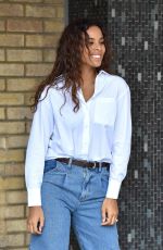 ROCHELLE HUMES at ITV Studio in London 02/04/2020