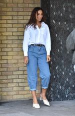 ROCHELLE HUMES at ITV Studio in London 02/04/2020