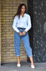 ROCHELLE HUMES at ITV Studio in London 02/04/2020