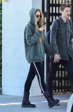 ROMEE STRIJD and Laurens Van Leeuwen Out in Beverly Hills 02/04/2020