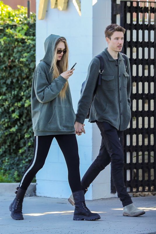 ROMEE STRIJD and Laurens Van Leeuwen Out in Beverly Hills 02/04/2020