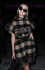ROMEE STRIJD at Christian Dior Fashion Show in Paris 02/25/2020