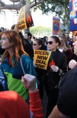 ROONEY and KATE MARA Joins Greenpeace at Fire Drill Fridays in Los Angeles 02/07/2020