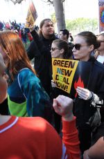 ROONEY and KATE MARA Joins Greenpeace at Fire Drill Fridays in Los Angeles 02/07/2020