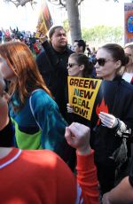 ROONEY and KATE MARA Joins Greenpeace at Fire Drill Fridays in Los Angeles 02/07/2020