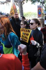ROONEY and KATE MARA Joins Greenpeace at Fire Drill Fridays in Los Angeles 02/07/2020