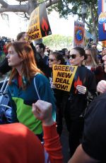 ROONEY and KATE MARA Joins Greenpeace at Fire Drill Fridays in Los Angeles 02/07/2020