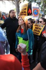 ROONEY and KATE MARA Joins Greenpeace at Fire Drill Fridays in Los Angeles 02/07/2020