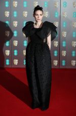 ROONEY MARA at EE British Academy Film Awards 2020 in London 02/01/2020