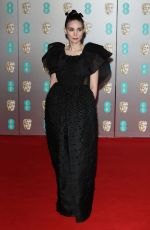 ROONEY MARA at EE British Academy Film Awards 2020 in London 02/01/2020