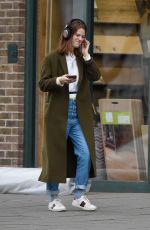 ROSE LESLIE Out and About in London 02/03/2020