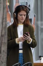ROSE LESLIE Out and About in London 02/03/2020