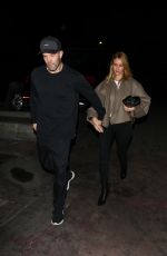 ROSIE HUNTIGNTON-WHITELEY and Jason Statham Out for Dinner in Los Angeles 02/26/2020