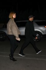 ROSIE HUNTIGNTON-WHITELEY and Jason Statham Out for Dinner in Los Angeles 02/26/2020