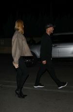 ROSIE HUNTIGNTON-WHITELEY and Jason Statham Out for Dinner in Los Angeles 02/26/2020