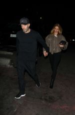 ROSIE HUNTIGNTON-WHITELEY and Jason Statham Out for Dinner in Los Angeles 02/26/2020