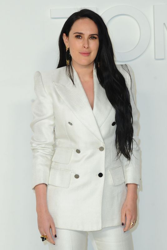RUMER WILLIS at Tom Ford Fashion Show in Los Angeles 02/07/2020