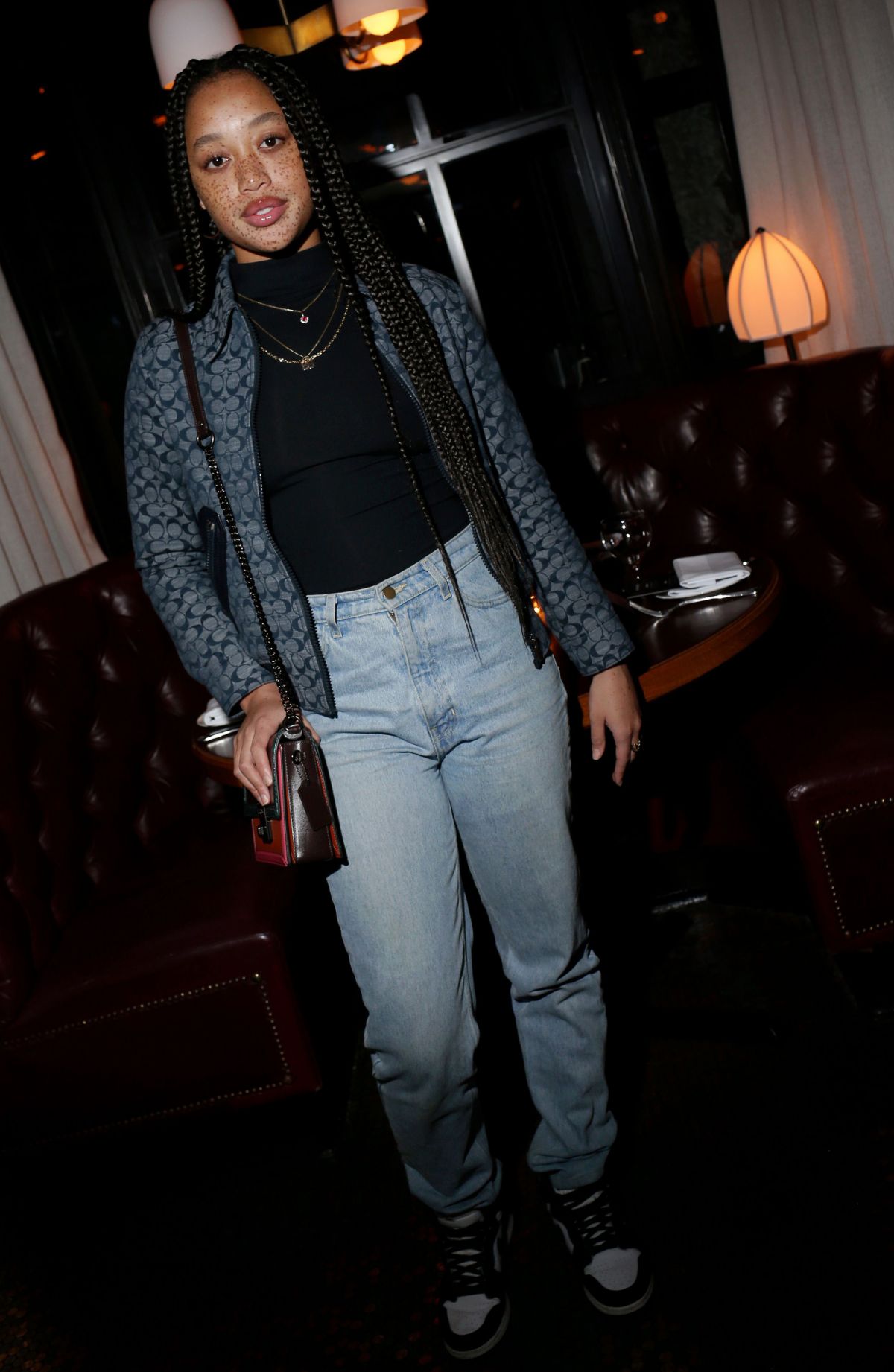 SALEM MITCHELL at Coach Show Afterparty at New York Fashion Week 02/11 ...