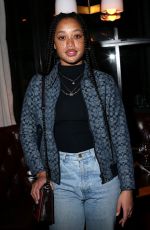 SALEM MITCHELL at Coach Show Afterparty at New York Fashion Week 02/11/2020
