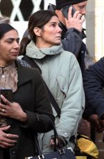 SANDRA BULLOCK on the Set of Unforgiven in Vancouver 02/14/2020