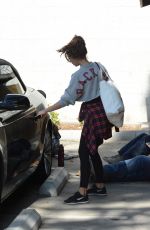SARAH HYLAND Leaves a Gym in Hollywood 02/20/2020