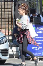 SARAH HYLAND Leaves a Gym in Hollywood 02/20/2020