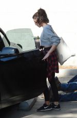 SARAH HYLAND Leaves a Gym in Hollywood 02/20/2020