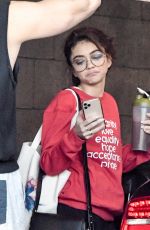 SARAH HYLAND Leaves Dogpoung Gym in Los Angeles 02/14/2020