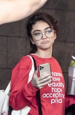 SARAH HYLAND Leaves Dogpoung Gym in Los Angeles 02/14/2020
