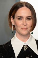 SARAH PAULSON at 2020 Vanity Fair Oscar Party in Beverly Hills 02/09/2020