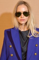 SASHA LUSS at Balmain Fashion Show in Paris 02/28/2020