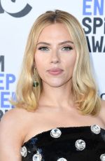 SCARLETT JOHANSSON at 2020 Film Independent Spirit Awards in Santa Monica 02/08/2020