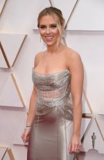 SCARLETT JOHANSSON at 92nd Annual Academy Awards in Los Angeles 02/09/2020