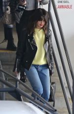 SELENA GOMEZ Out and About in Los Angeles 02/04/2020