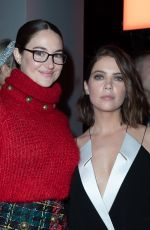 SHAILENE WOODLEY and ASHLEY BENSON at Balmain Fashion Show at PFW in Paris 02/28/2020