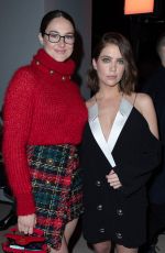 SHAILENE WOODLEY and ASHLEY BENSON at Balmain Fashion Show at PFW in Paris 02/28/2020