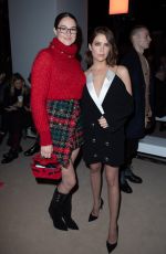 SHAILENE WOODLEY and ASHLEY BENSON at Balmain Fashion Show at PFW in Paris 02/28/2020