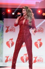 SHANIA TWAIN at American Red Heart Association’s Go Red for Women Red Dress Collection in New York 02/05/2020