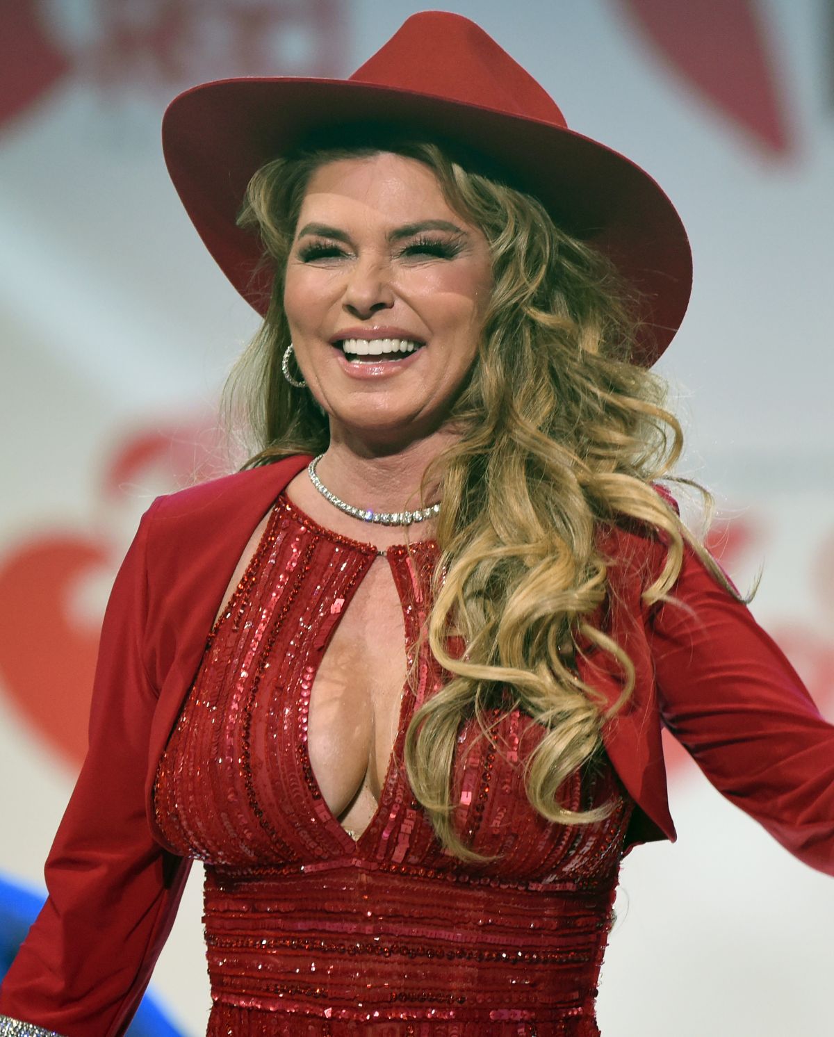 SHANIA TWAIN at American Red Heart Association’s Go Red for Women Red Dress...