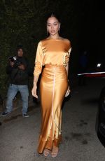 SHANINA SHAIK Arrives at WME Pre-oscars Party in Hollywood 02/07/2020