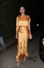 SHANINA SHAIK Arrives at WME Pre-oscars Party in Hollywood 02/07/2020