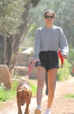 SHANINA SHAIK Out with Her Dogs in Ibiza 02/28/2020