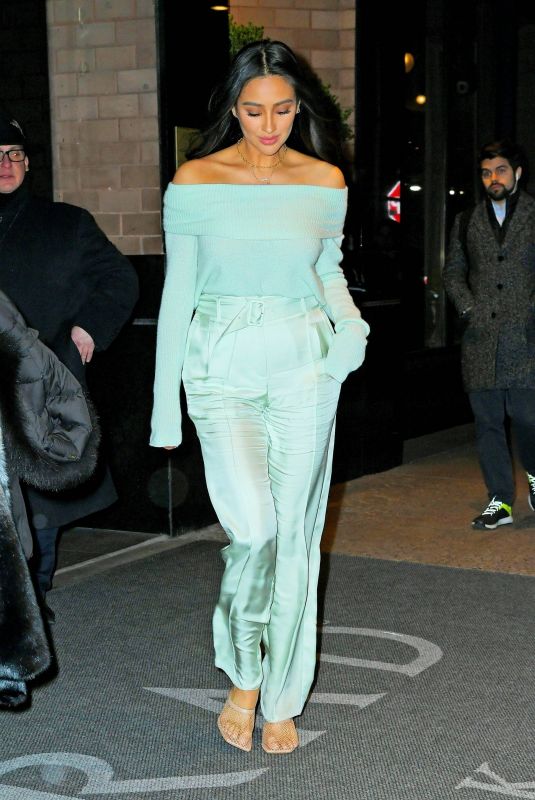 SHAY MITCHELL Arrives at Pampers Share the Love Event in New York 02/19/2020
