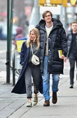 SIENNA MILLER and Lucas Zwirner Out in New York 02/04/2020