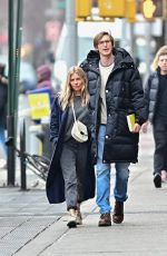 SIENNA MILLER and Lucas Zwirner Out in New York 02/04/2020