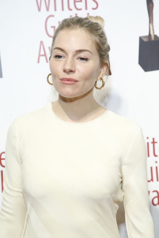 SIENNA MILLER at 72nd Annual Writers Guild Awards in New York 02/01/2020