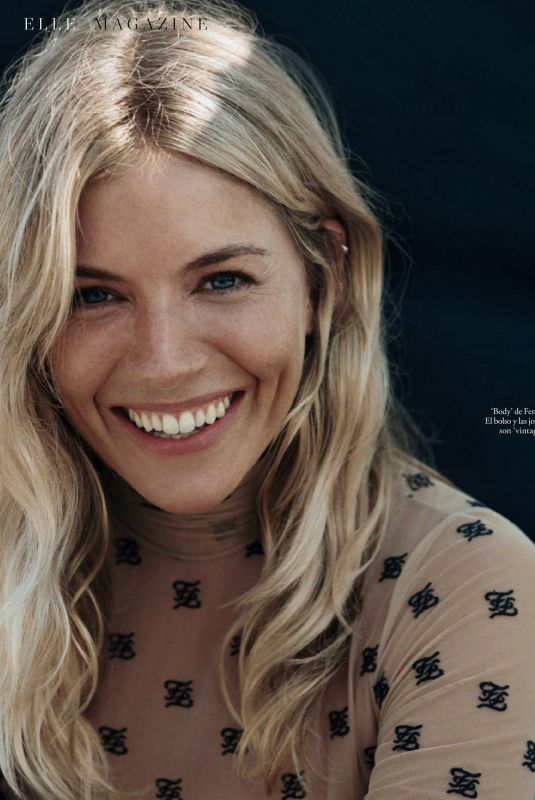 SIENNA MILLER in Elle Magazine, Spain March 2020