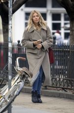 SIENNA MILLER Out in New York 02/03/2020