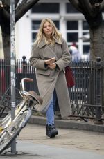 SIENNA MILLER Out in New York 02/03/2020