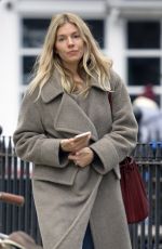 SIENNA MILLER Out in New York 02/03/2020